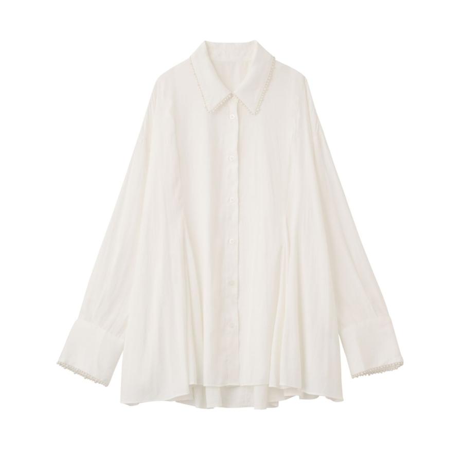 COCODEAL パールモチーフペプラムシャツ 75718411 : shopooo by GMO