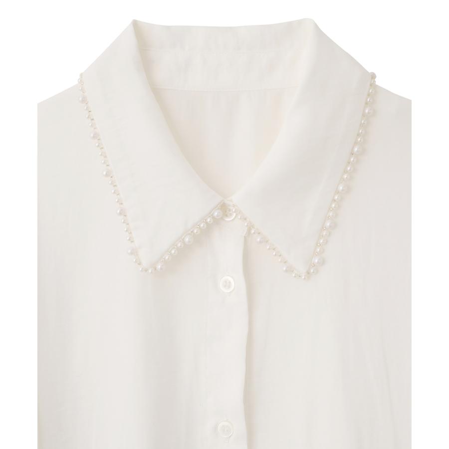 COCODEAL パールモチーフペプラムシャツ 75718411 : shopooo by GMO