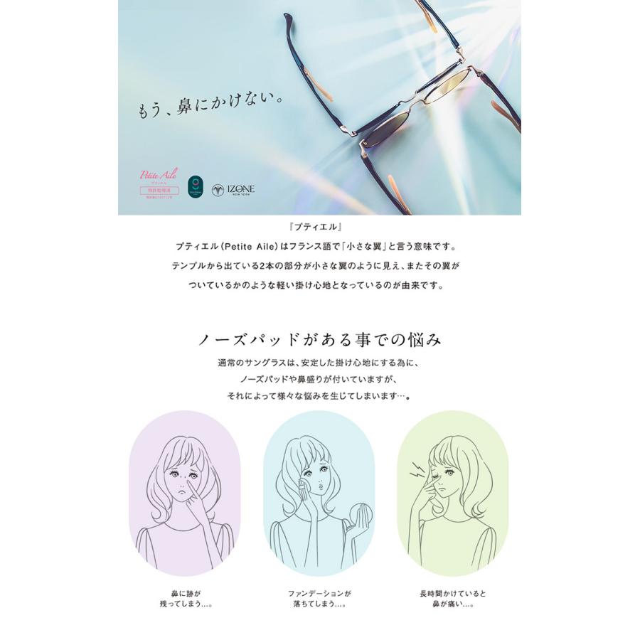 IZONE NEW YORK（アイゾーンニューヨーク） サングラス レディース 鼻