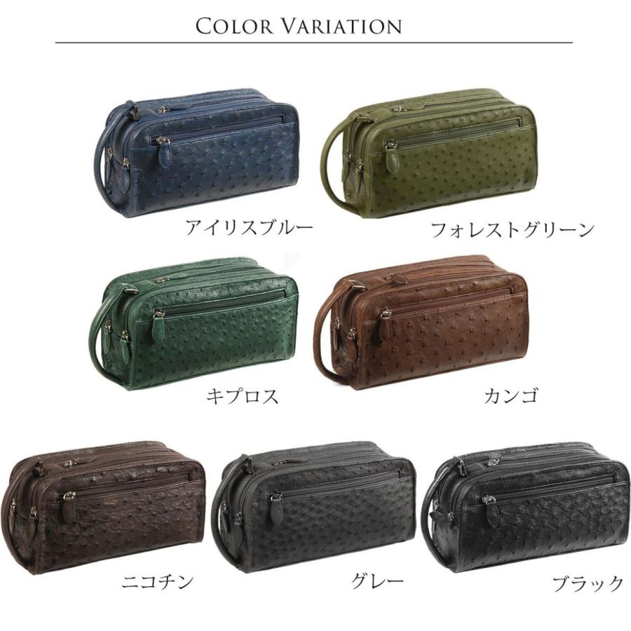 sankyo shokai（三京商会） ＜爆買＞オーストリッチ セカンド バッグ W