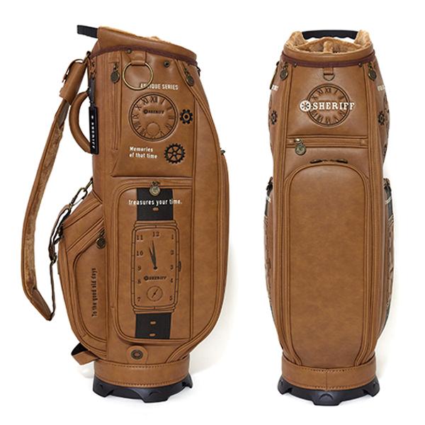 SHERIFF（シェリフ） キャディバッグ アンティークシリーズ SAT-001 CB