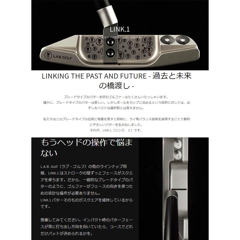 2024年継続モデル】ラブゴルフ リンク1 パター L.A.B. GOLF LINK.1