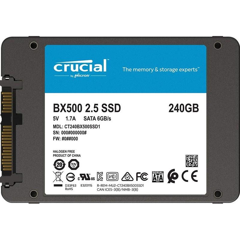 crucial（クルーシャル） SSD 240GB BX500 SATA3 内蔵 2.5インチ 7mm