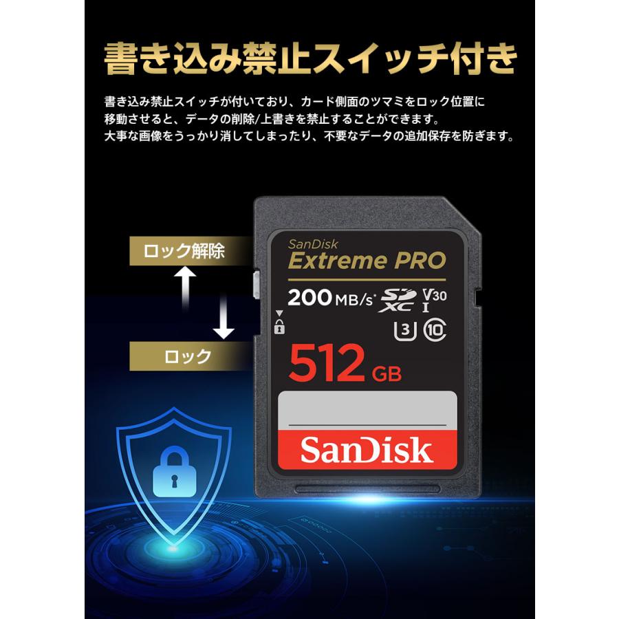 SanDisk（サンディスク） SDカード SanDisk SDXCカード 512GB UHS-I U3