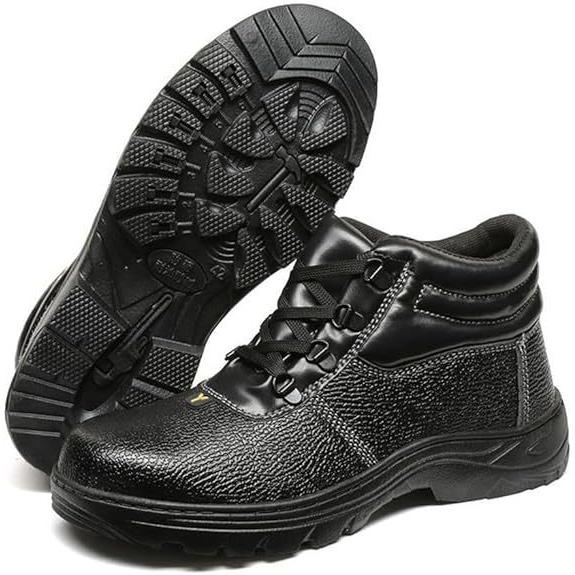 安全靴 作業靴 ハイカット 防水 軽量 革靴タイプ 黒 メンズ レディース