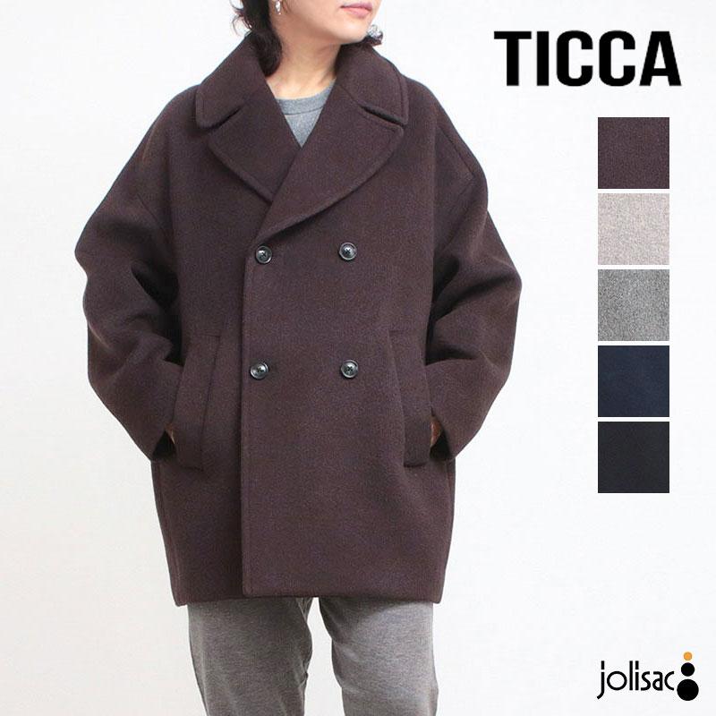 TICCA（ティッカ） ピーコート アウター ウールピーコート TBEA-242