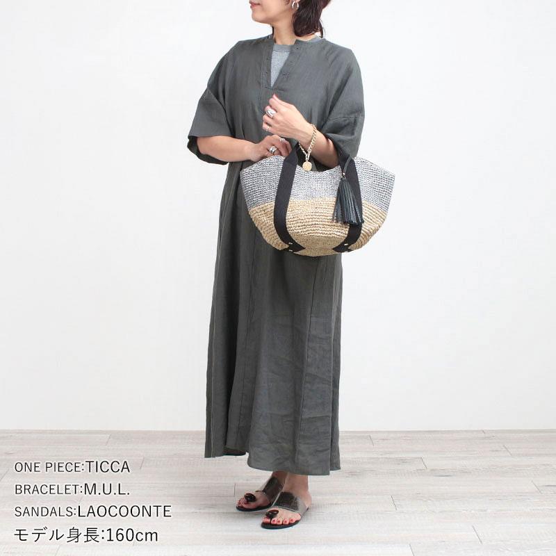 VIOLAd'ORO（ヴィオラドーロ） かごバッグ ラフィア バスケットトート