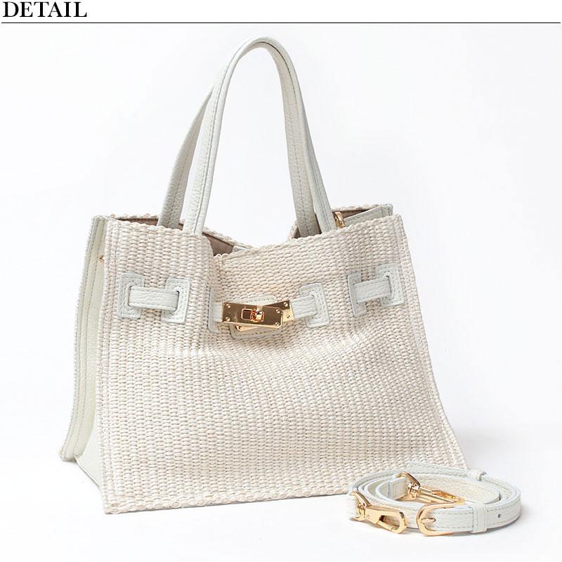 VIOLAd'ORO（ヴィオラドーロ） トートバッグ カゴバッグ SANDRO