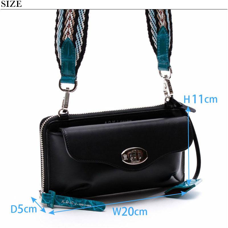 A.D.M.J（エーディーエムジェイ） A.D.M.J. ADMJ ウォレットポーチ