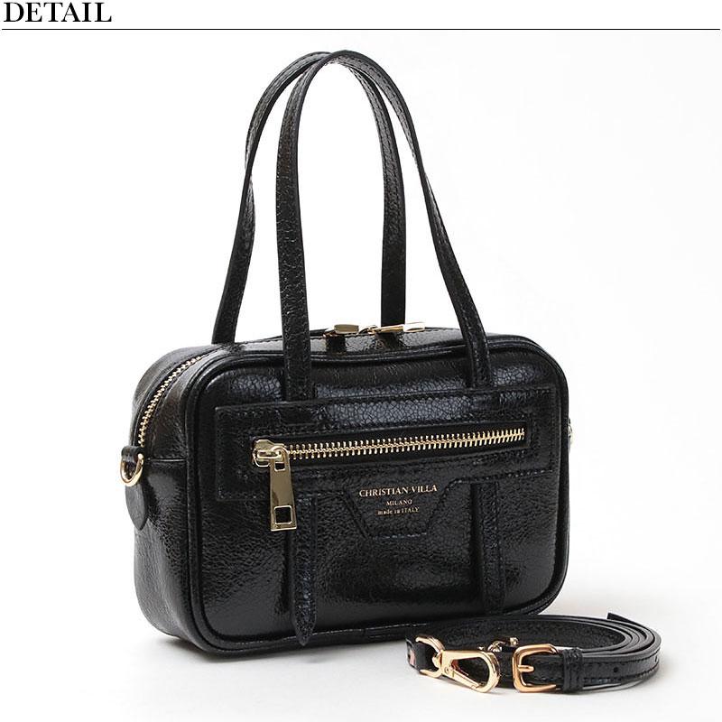 CHRISTIAN VILLA（クリスチャンヴィラ） ボストンバッグ 2WAYスクエア