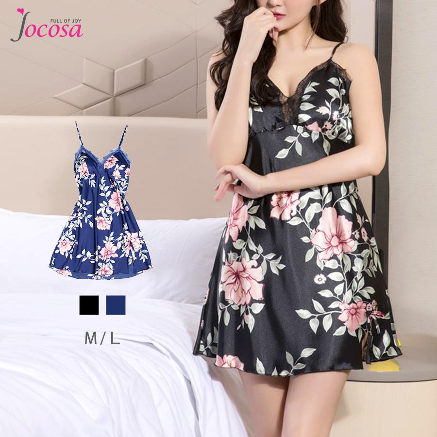 セクシーランジェリー ベビードール ネグリジェ レース 花柄 カップ