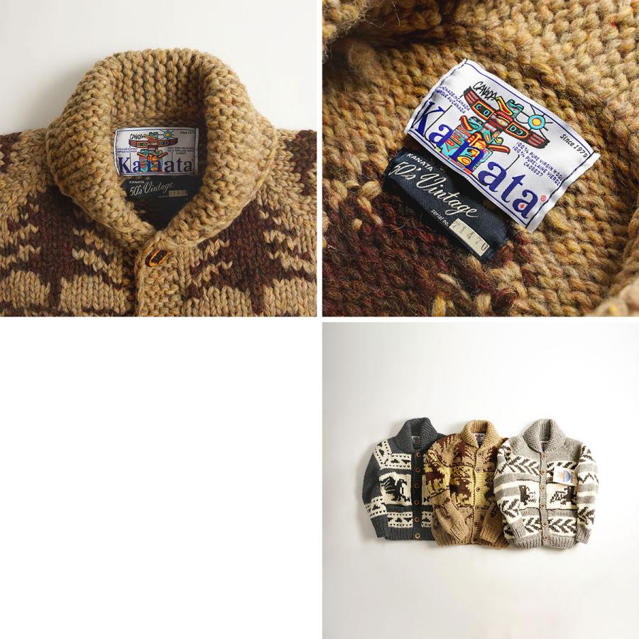 KANATA（カナタ） カウチンセーター 6プライウール ビンテージディア