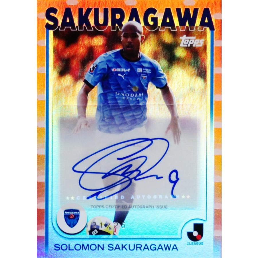 櫻川ソロモン/横浜FC】2025 Topps Jリーグ フラッグシップ [直筆サイン