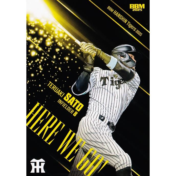 71 【佐藤輝明】BBM 阪神タイガース 2025 レギュラー [HERE WE GO