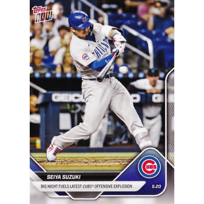 197【鈴木誠也/カブス】2025 MLB TOPPS NOW [2025.5.20] 12号HR＆4打点