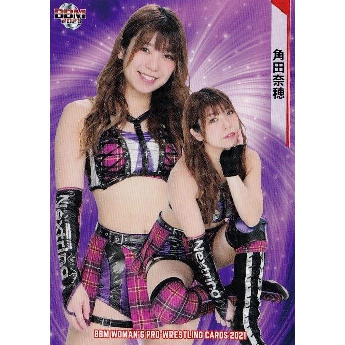 30 【角田奈穂】BBM 女子プロレスカード 2021 レギュラー : スポーツ
