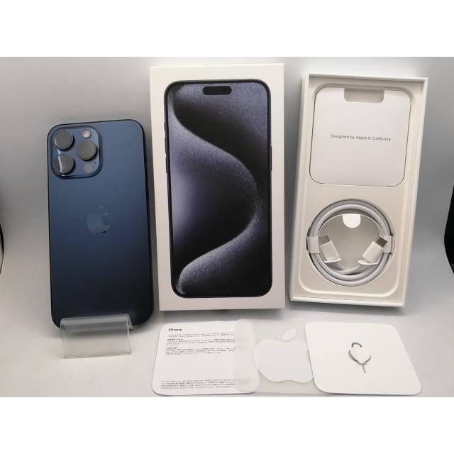 中古】Apple 国内版 【SIMフリー】 iPhone 15 Pro Max 256GB ブルー