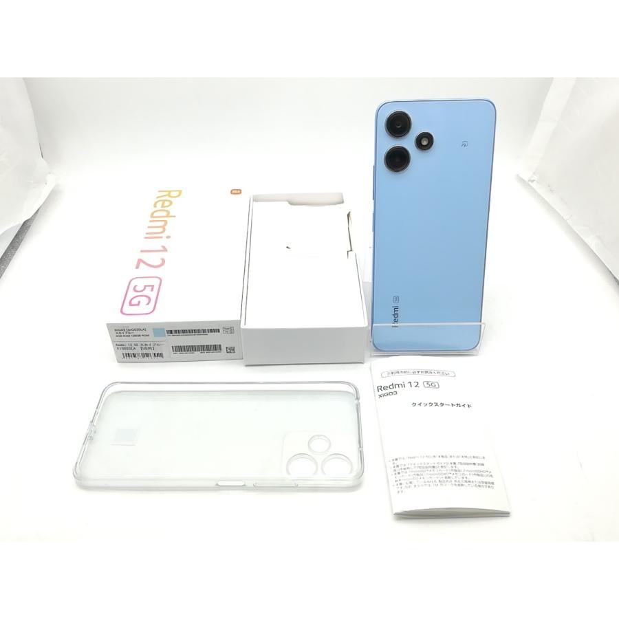 Redmi 12 5G ライトブルー 本体中古6月使用 Redmi 12 5G ライトブルー
