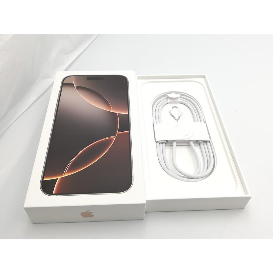 中古】Apple 国内版 【SIMフリー】 iPhone 16 Pro Max 256GB デザート