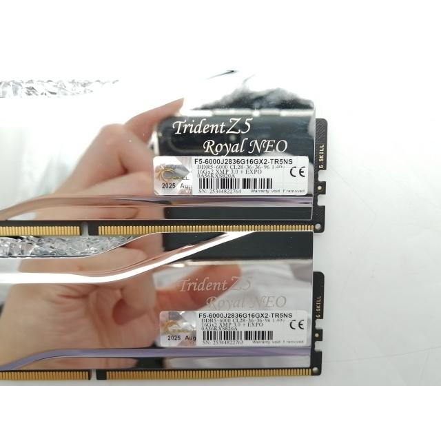 中古】DDR5 16GB 2枚組（合計32GB） DDR5-6000(PC5-48000