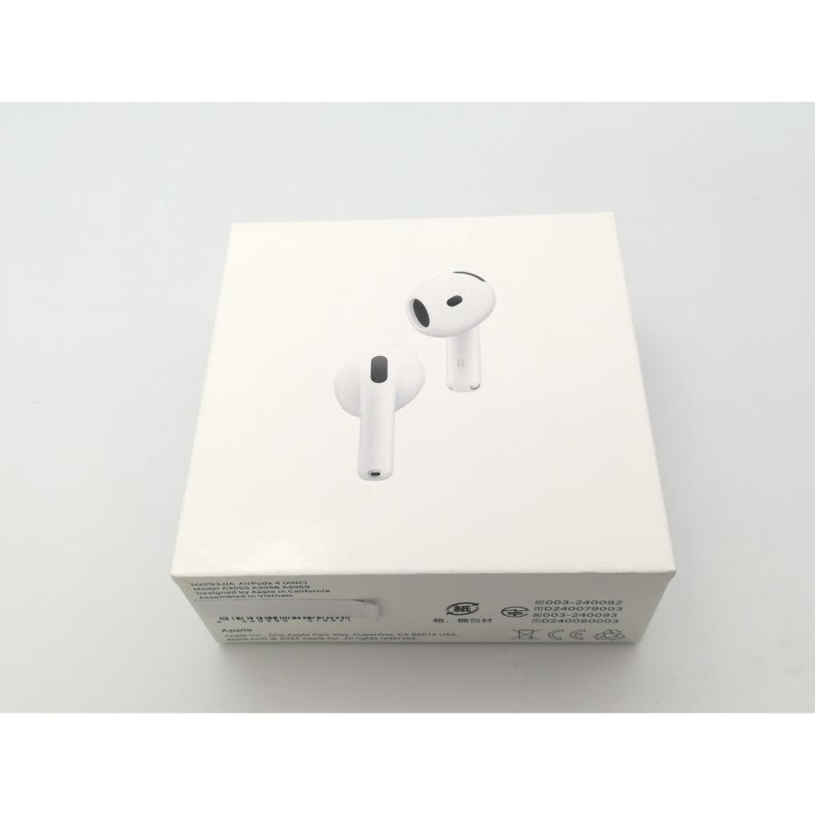 未使用】Apple AirPods 4 アクティブノイズキャンセリング搭載モデル