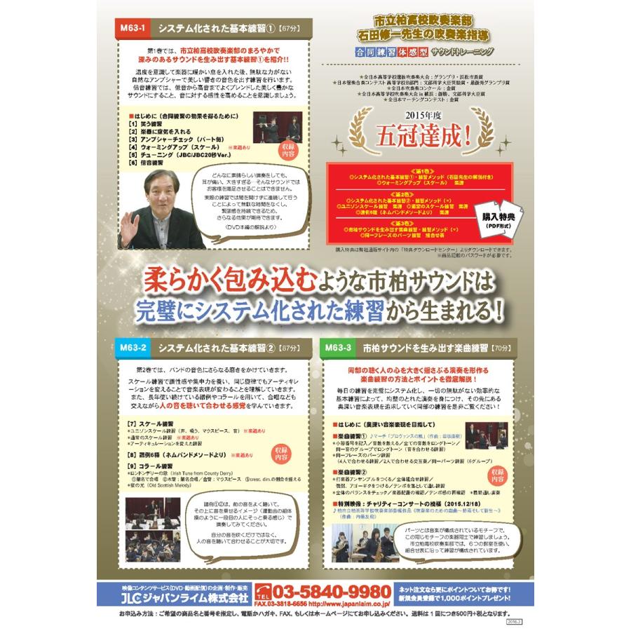 ジャパンライム 市立柏高校吹奏楽部・石田修一先生の吹奏楽指導 吹奏楽