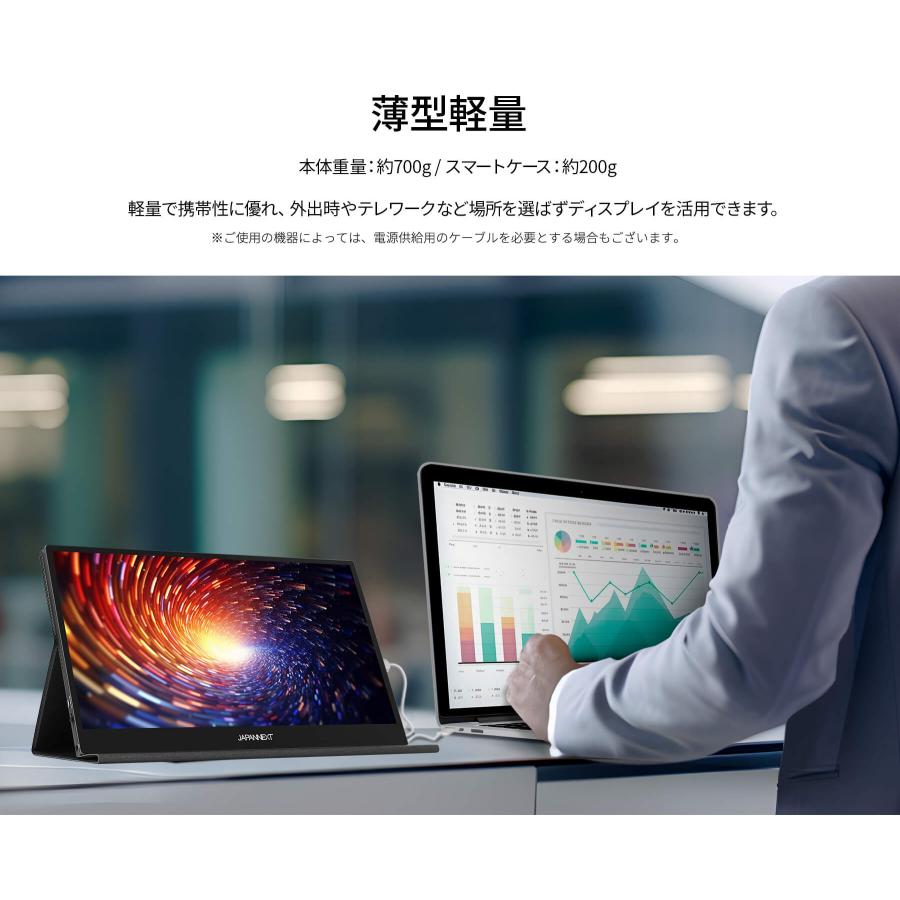 JAPANNEXT（ジャパンネクスト） 13.3インチ 有機EL(OLED)パネル搭載 10