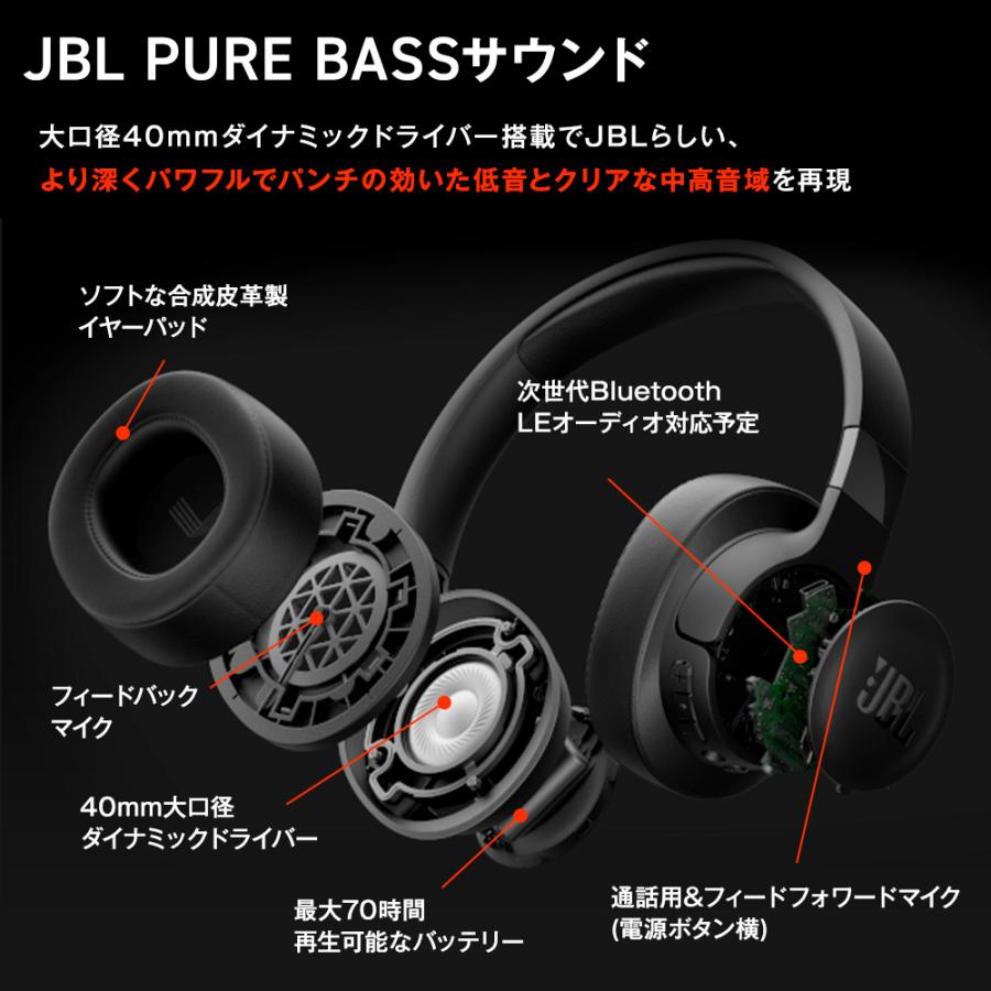 JBL（ジェイビーエル） ヘッドホン Bluetooth 5.3 ワイヤレス