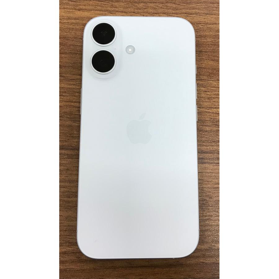 iPhone ☆中古 バッテリー100％ SIMフリーiPhone16 128GB ホワイト