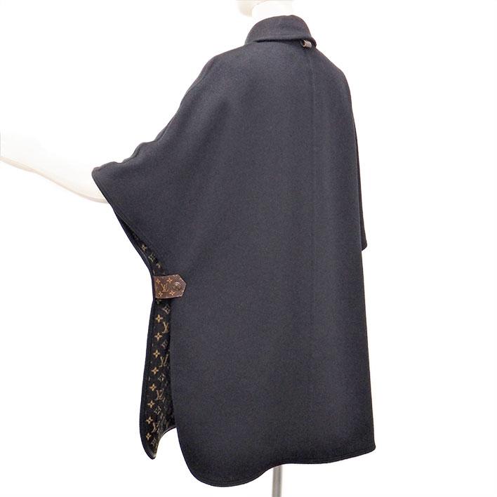 返品OK】【新品同様】ルイ ヴィトン モノグラム ポンチョコート ケープ