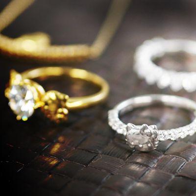 sanrio（サンリオ） ハローキティ & ミミィ リング 大人 かわいい