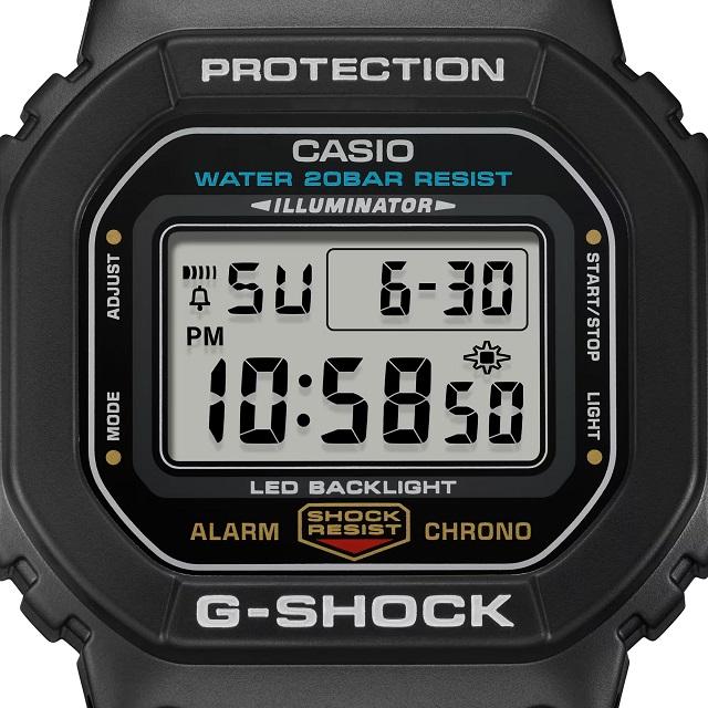 G-SHOCK CASIO メンズクオーツ スクエアデジタル 耐衝撃構造