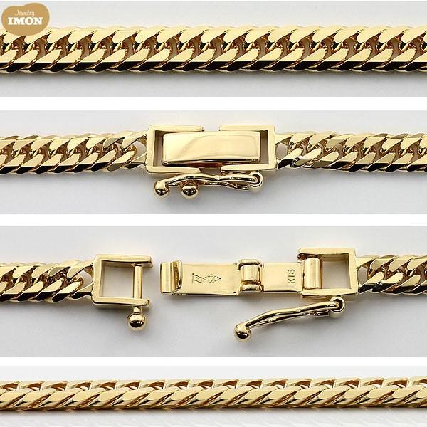 新品」18金 喜平 アンクレット 6面 カット ダブル K18 10g 24cm