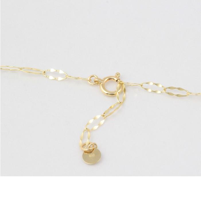 ロングネックレス 10金ネックレス レディース ペンダント k10 チェーン