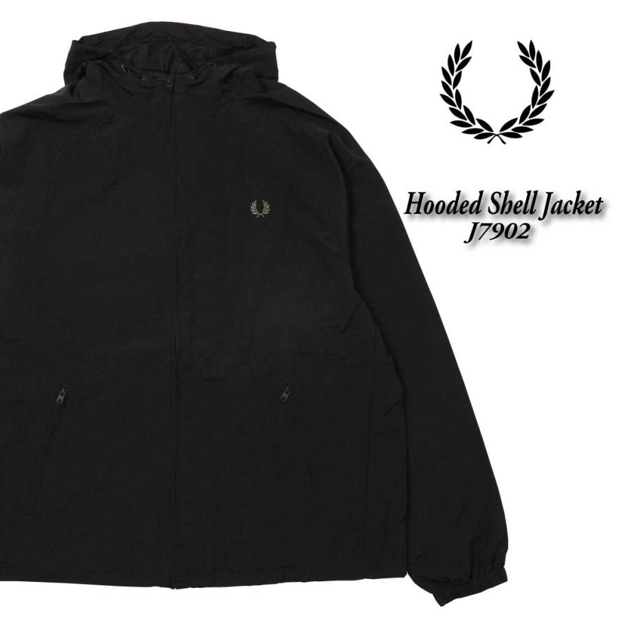 FRED PERRY（フレッドペリー） ナイロン ジップ パーカー Hooded Shell