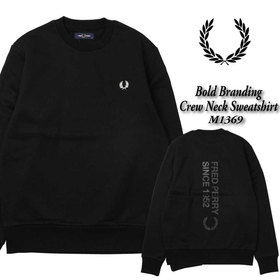 FRED PERRY（フレッドペリー） トレーナー Bold Branding Crew Neck