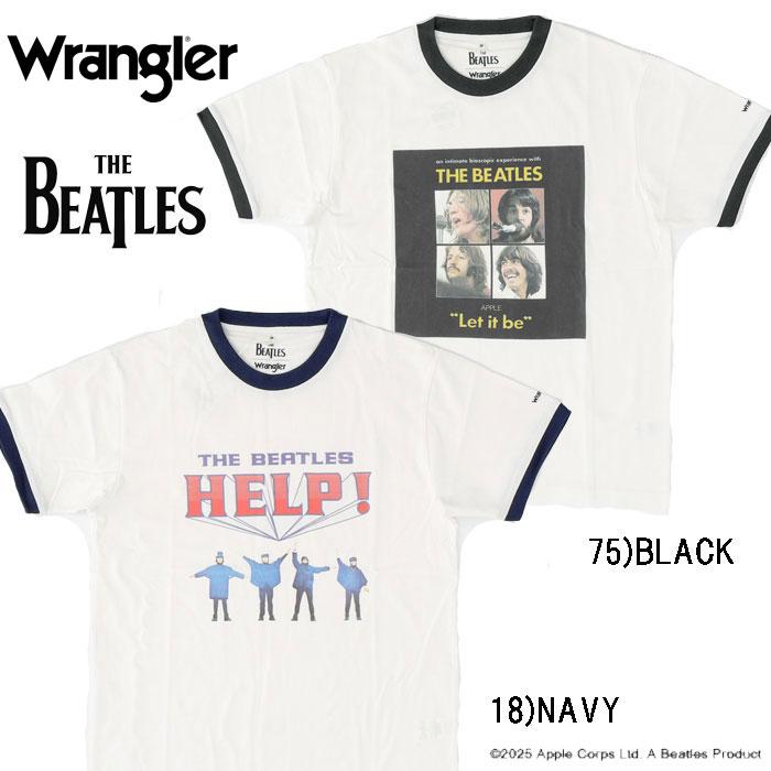 Wrangler（ラングラー） Beatles ビートルズ wt9013 プリントTシャツ