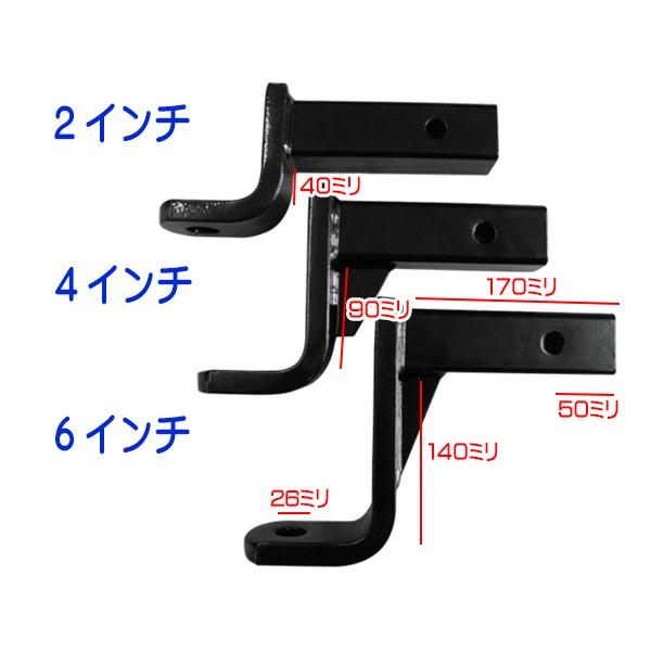 ボールマウント 50ミリ(2インチ)角 垂直タイプ 黒 3サイズ選択 2