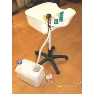 洗髪シャワー 訪問理容 訪問美容 介護 医療 福祉 用具 ポータブル 移動