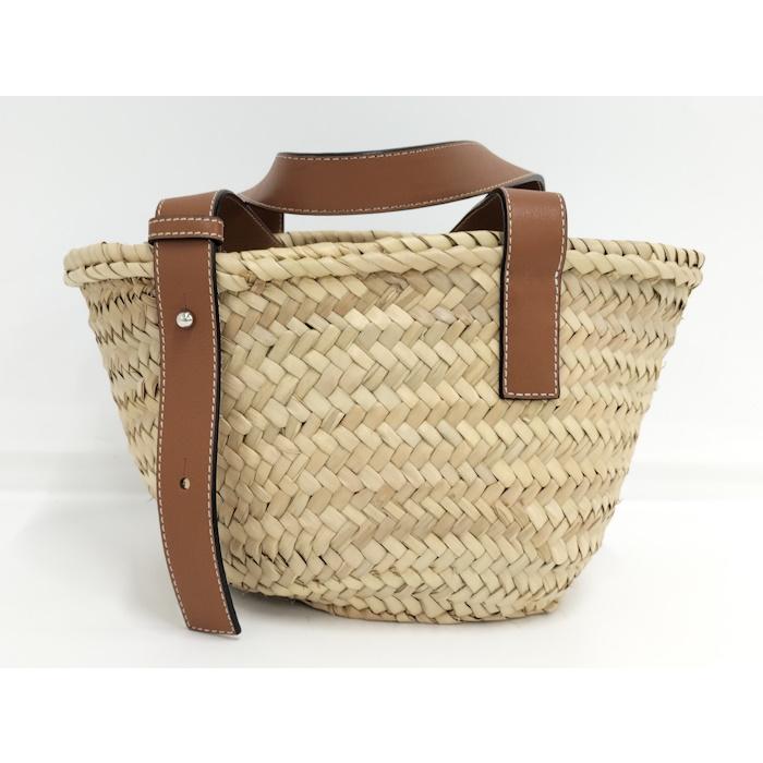 LOEWE（ロエベ） かごバッグ ハンドバッグ ラフィア ストロー