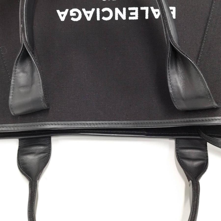 BALENCIAGA（バレンシアガ） ネイビーカバスS トートバッグ キャンバス