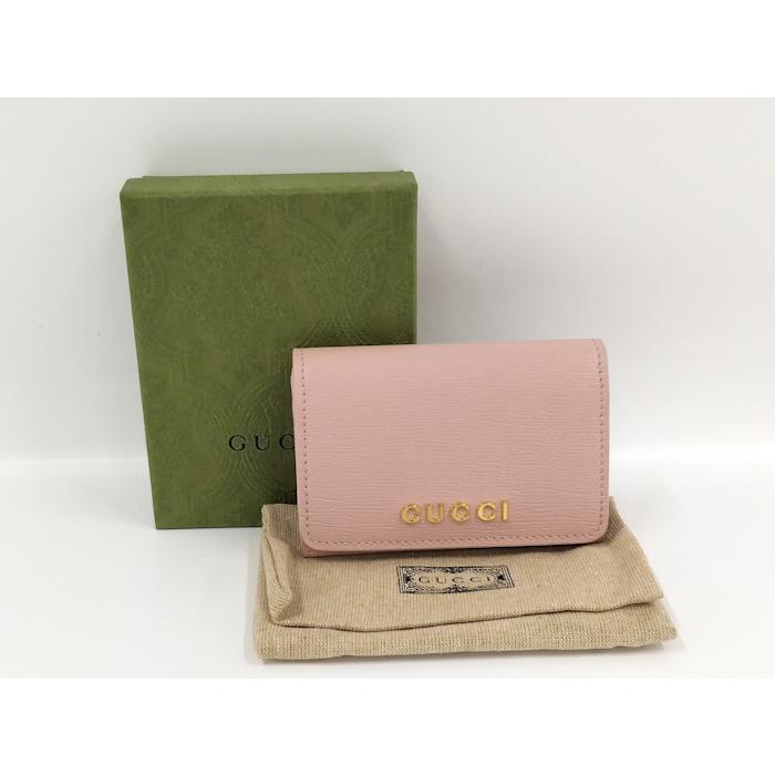 GUCCI（グッチ） カードケース 名刺入れ レザー ピンク 790101 : JJ