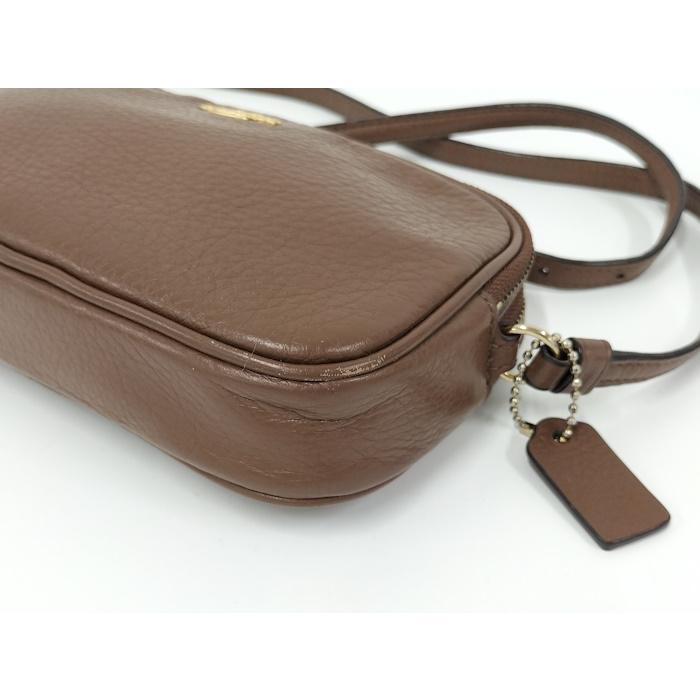 COACH（コーチ） ショルダーバッグ 斜めがけ レザー ブラウン F65988