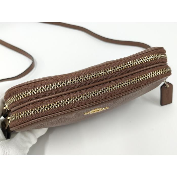 COACH（コーチ） ショルダーバッグ 斜めがけ レザー ブラウン F65988