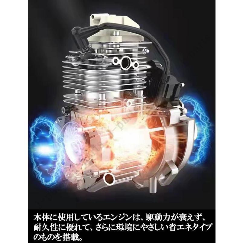 動画付き エンジン 穴掘り機 2サイクル 52cc 1.9kw アースオーガー