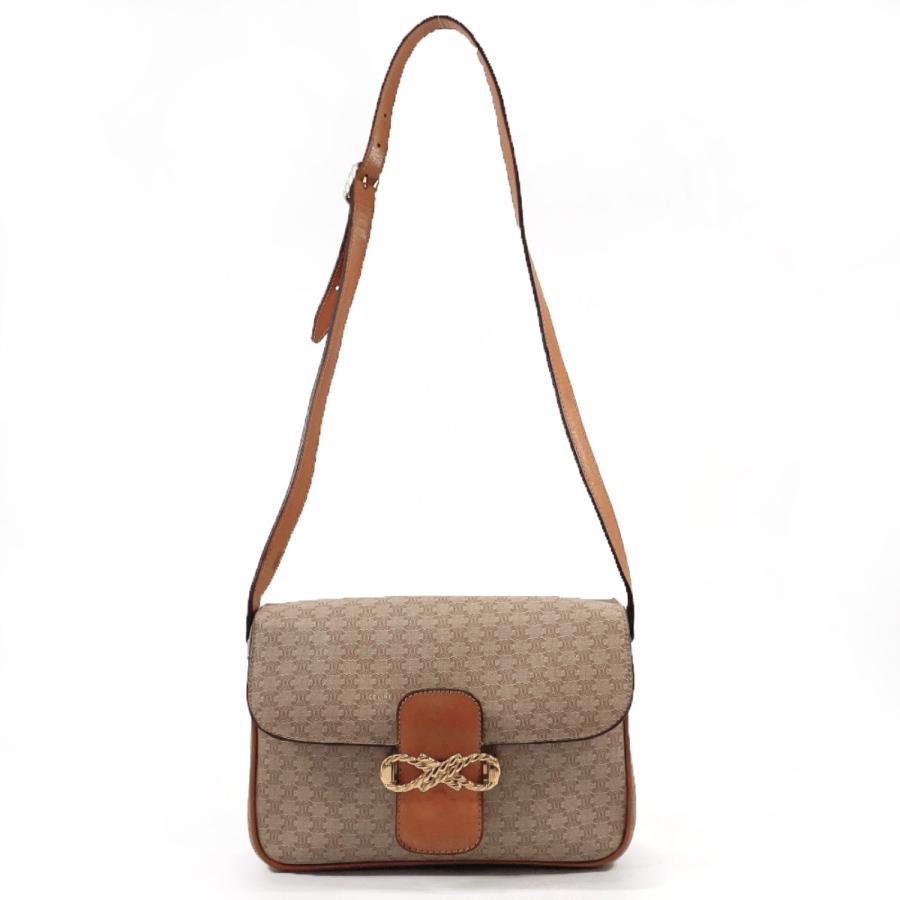 CELINE（セリーヌ） ショルダーバッグ 斜め掛け可能 マカダム PVC