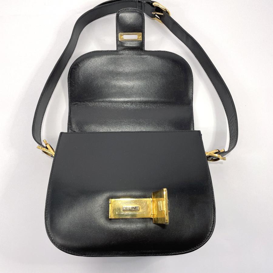 CELINE（セリーヌ） ショルダーバッグ 肩掛け 馬車金具 レザー
