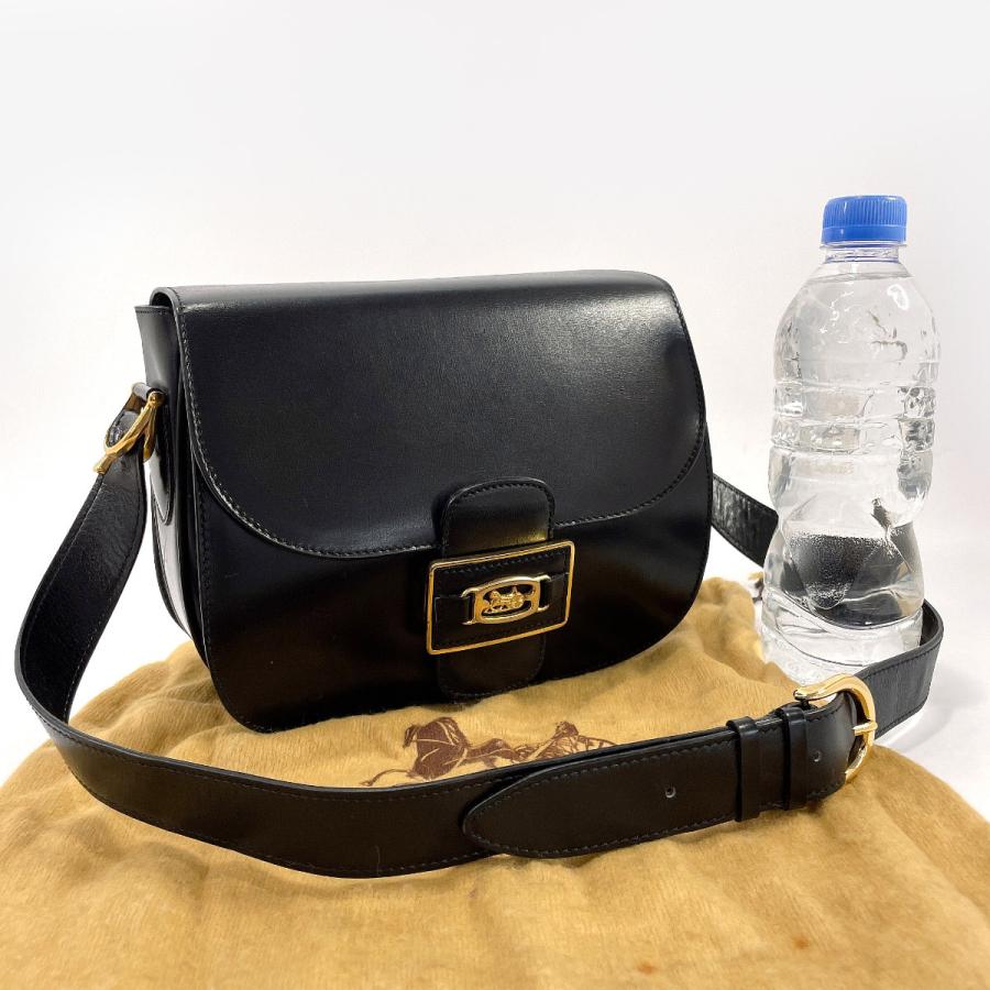 CELINE（セリーヌ） ショルダーバッグ 肩掛け 馬車金具 レザー