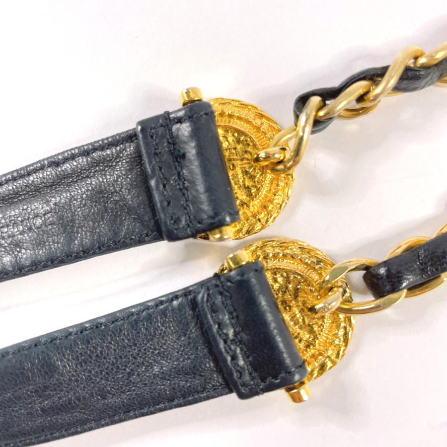 CHANEL（シャネル） ベルト チェーンベルト ココマーク リボン レザー