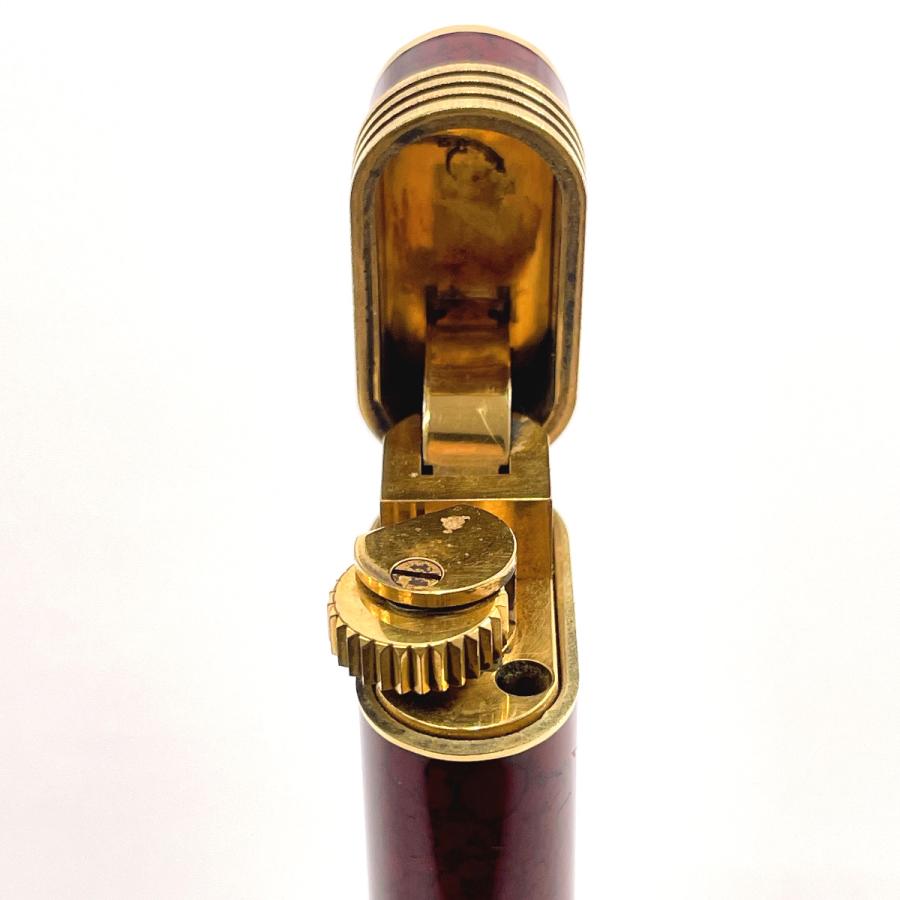 Cartier（カルティエ） ライター ガスライター メタル ボルドー 喫煙具